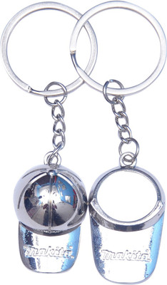 

CTW Metal Cap Couple Combo Key Chain(Silver)