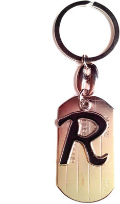

Keepsake R Alphabetical Shaped Key Chain Key Chain(Grey)