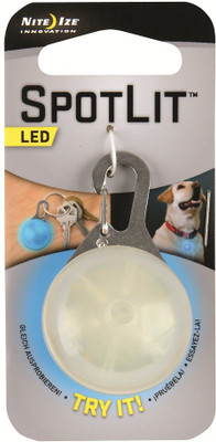 

Nite Ize SpotLit Clip-On Led Light with , Weather Resistant, Eco Pkg Blue Key Chain