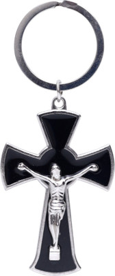 

Zeroza Christian Cross IDL39 Key Chain(Black)