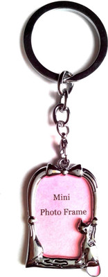 Keepsake Photo Frame Key Chain(Grey)