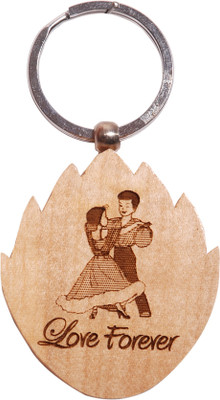 

Oyedeal Express Love KYCN371 Wooden Engraved Key Chain(Brown)