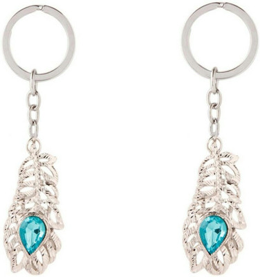 

Mapple omg metal keychain set of 2 Key Chain(Silver)
