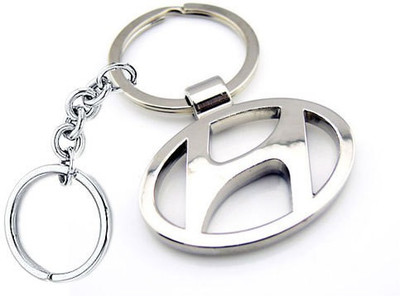 

24x7 Shop Hyundai Full Metal Key Chain(Silver)