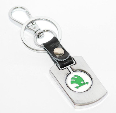 

Aura Skoda Auto Imported Full Metal Detachable Logo Key Chain(Multicolor)