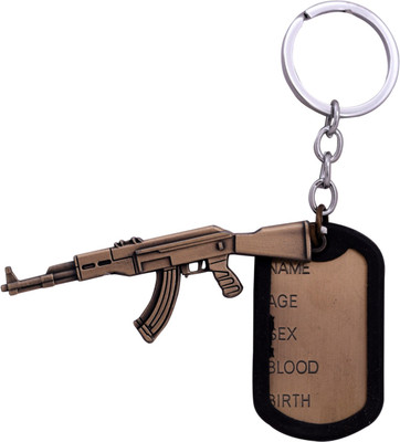 

Dealfinity AK47 Rifle Metal DKYCN905 Key Chain(Multicolor)