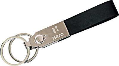 

U R God Hero Bike Leather Locking Key Chain(Black)
