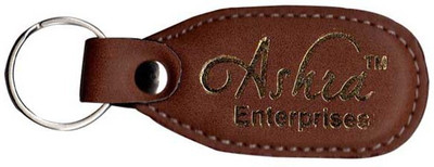 

Ashra Entewrprises Ashra Brown Leather Key Chain Key Chain(Brown)