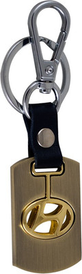 Forty Creek Movable Hyundai Icon Locking Key Chain(Gold)