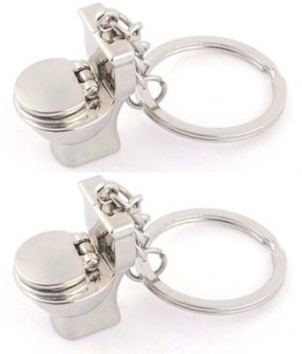 

Rashi Traders 2 English Port Key Chain(Silver)