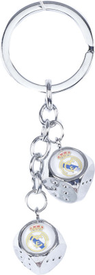 

Zeroza Real Madrid Dual Dice FC53 Metal Key Chain(Silver)