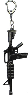 

CTW War Gun Metalic Premium Quality Locking Key Chain(Brown)
