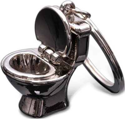 

Rudham Toilet Combode Wc Seat Shaped Funny Return Gift Keychain Key Chain