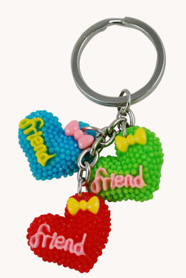 

Forty Creek 3 Hearts Locking Key Chain(Multicolor)