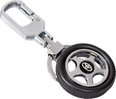 

zhosy Toyota spinning wheel Locking Key Chain(Multicolor)