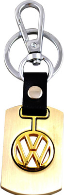 

Homeproducts4u Volkswagen Golden Key Chain Key Chain(Gold)