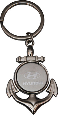 

Oyedeal Anchor Shape Hyundai Key Chain(Silver)