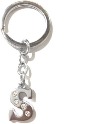 

Tech Fashion Alphabet S Locking Key Chain(Silver)