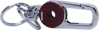 

Dealfinity Omuda Hook with Double Ring DKYCN1554 Locking Key Chain(Multicolor)