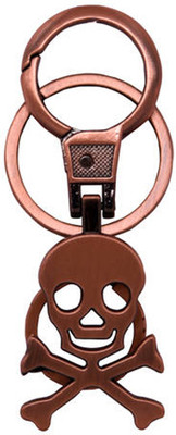 

City Choice Danger Face Locking Key Chain(Gold)