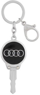 

Aura Premium Audi Cars Full Metal Key Chain(Black)