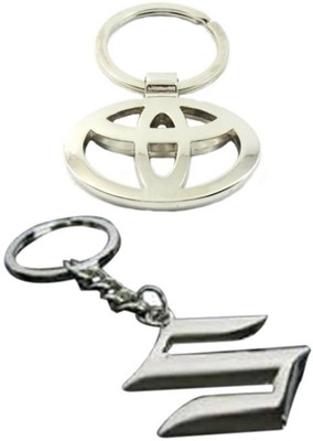 Alexus Toyota And Suzuki Key Chain(Silver)