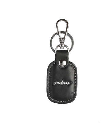 

Techpro Leatherite Black Colour Pulsar Locking Key Chain(Multicolor)
