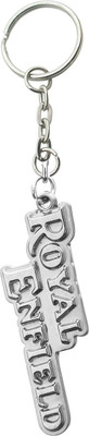 

Confident Royal Enfield Metal Key Chain(Silver)