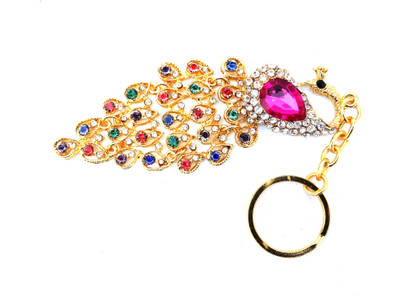 

Akki Collection peacock keychain Key Chain(Multicolor)