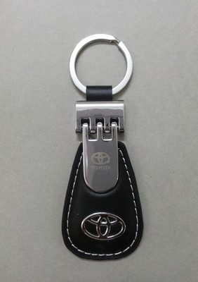 

Oyedeal Toyota Oval Shaped Leather Key Chain(Black)
