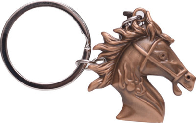 

Zeroza Horse Face Full Metal FY93 Key Chain(Brown)