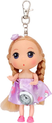 

Super Drool Glamorous Doll Watch Locking Key Chain(Purple)