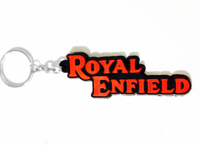 

Tech Fashion Royal Enfield Red Black Rubber Synthetic Locking Key Chain(Red)