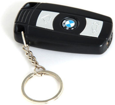 

Oyedeal BMW Car Key Shaped LED & Lighter Key Chain(Black)
