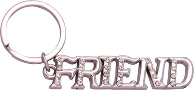 

Oyedeal KYCN1173 Stone Studded Friend Key Chain(Silver)