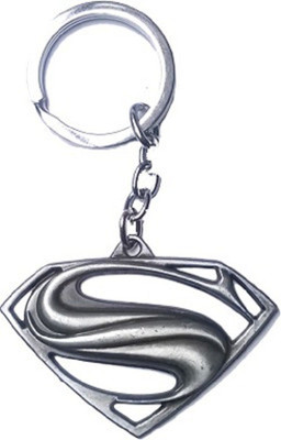 

Prime Traders Superman Logo Metal Locking Key Chain(Multicolor)