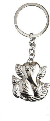 

Techpro Metal Silver Colour Ganapathi Lord Ganesha Key Chain(Multicolor)
