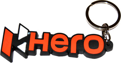 

Tech Fashion Hero Rubber Red Black Metal Keyring for Car Bike House Office Key Holder Best Quality Gift -TF-453 Locking Key Chain(Red, Black)