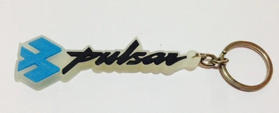 

Aura Pulsar Bike Rubber Key Chain(Black)