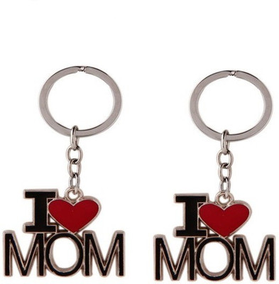Ezone I Luv MoM_Pack of 2 Key Chain(Multicolor)