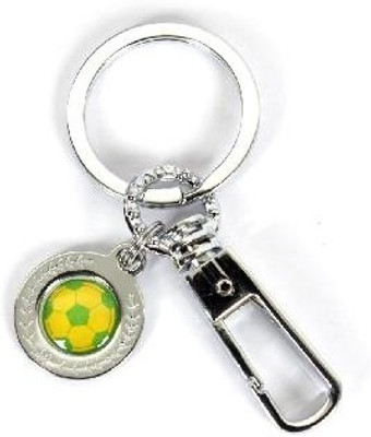 

Skyways Football Pattern in Green & Yellow Key Chain(Multicolor)