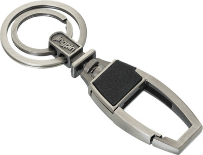 

Gadge With Double Ring And Hook Key Chain(Black)