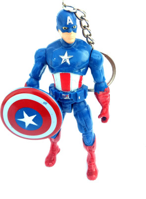 

Akki Collection captainmerica blu Locking Key Chain(Multicolor)