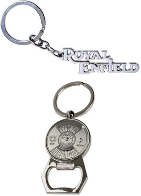 

Alexus Royal Enfield Metal And Calender Key Chain(Silver)