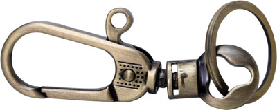 

Oyedeal Hook With Single Ring KYCN1557 Locking Key Chain(Gold)