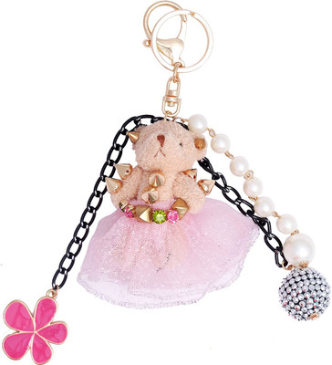 

Super Drool Pink Bunny Locking Key Chain(Pink)