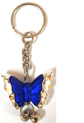 

MM Fashionable Butterfly Premium Charm Pendant Key Chain Key Chain(Blue)