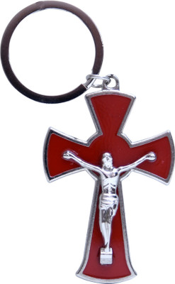 

Dealfinity Cross Red Metal DKYCN1578 Key Chain(Multicolor)