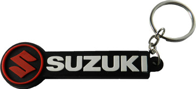 

Techpro Suzuki Red single sided rubber Key Chain(Multicolor)