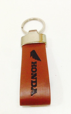 

Aura Honda Bike Leather Key Chain(Brown)